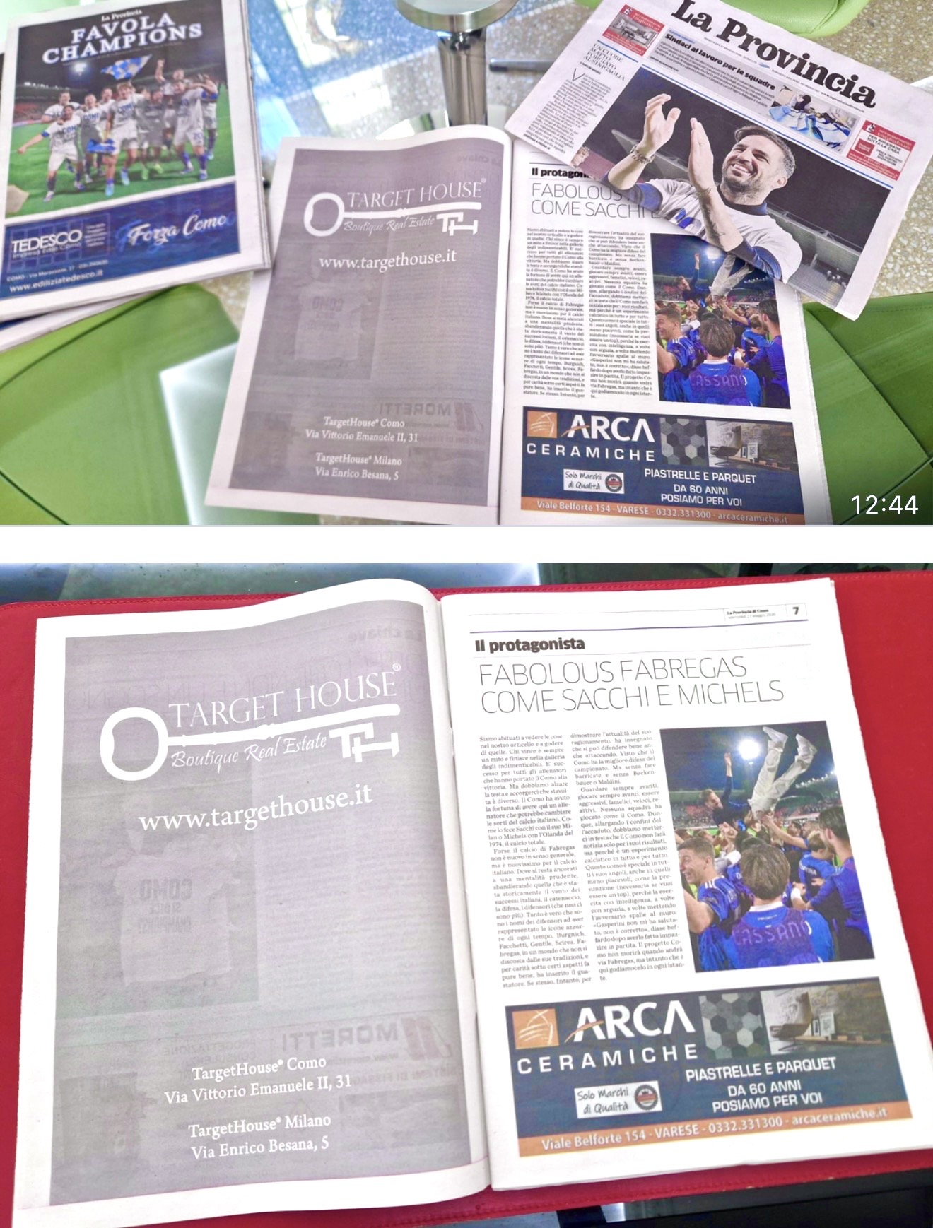 Como Calcio and TargetHouse®: A Successful Future
